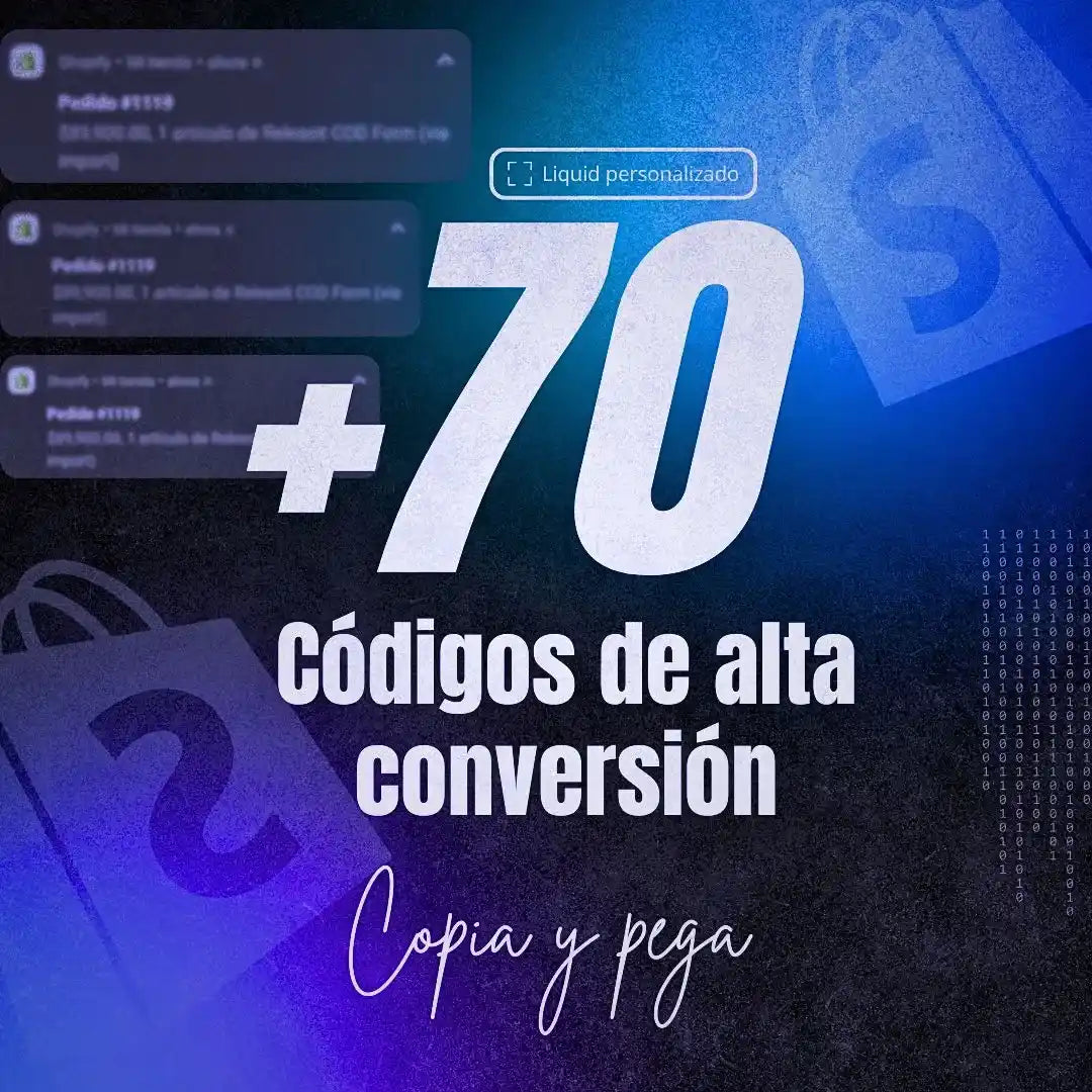Code Book-70 Codigos Shopify